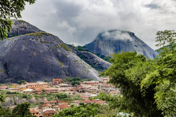 Idanre Hill, Ondo State, Nigeria. Idanre Hill , an awesome and beautiful natural landscapes in Nigeria.
The people people of Idanre lived on these massive rocks for over a hundread year. nigeria stock pictures, royalty-free photos & images