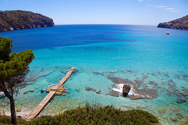 Idyllic View in Mallorca Island stock photo