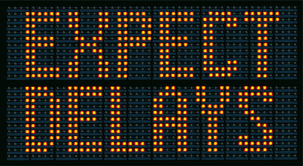 Illustrated Expect Delays Sign Raster Illustration Of Urban Traffic Congestion Sign Saying Expect Delays waiting stock pictures, royalty-free photos & images