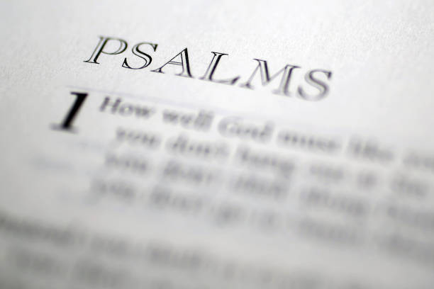 Image of dictionary word: Psalms stock photo