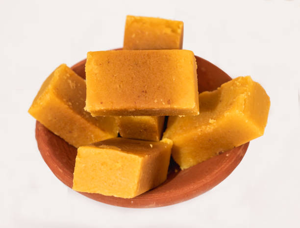 Image of maysore pak sweet famous in south india Image of maysore pak sweet famous in south india mysore stock pictures, royalty-free photos & images