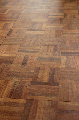 Image Of Wooden Parquet Flooring Squares Varnished Wood Floor Tiles
