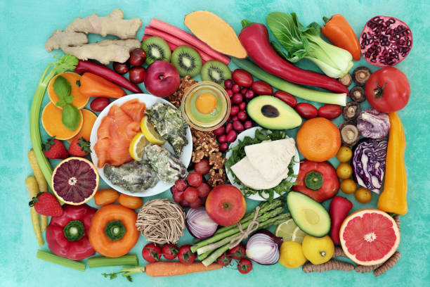 immune boosting superfood for fitness - alimentos sistema imunitário imagens e fotografias de stock