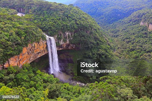 istock Impressive Caracol falls, Canela, Rio Grande do Sul, Brazil 540576522