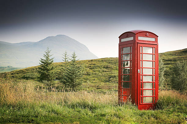 In The Middle Of Nowhere Good old english phone box in the middle of nowhere. Dunno if anyone ever came here to make a call… red telephone box stock pictures, royalty-free photos & images