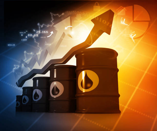 Increasing oil price Increasing oil price , high price of oil, growing arrow graph oil industry stock pictures, royalty-free photos & images