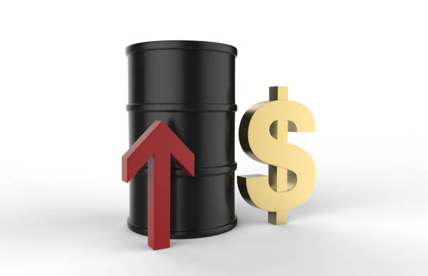 Increasing oil price India, Crude Oil, Moving Up, Price, Growth oil finance market stock pictures, royalty-free photos & images