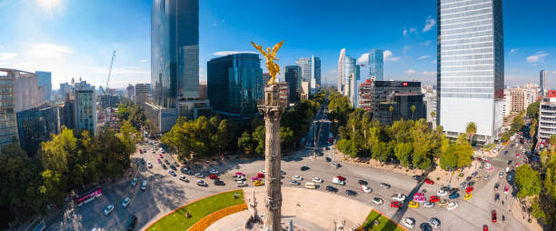 Independence Monument Mexico City stock photo