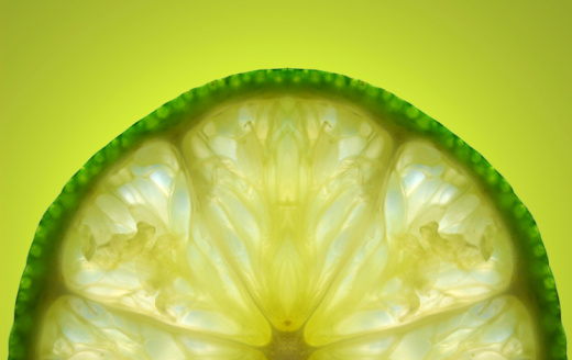 Inside A Lime Stock Photo - Download Image Now - iStock