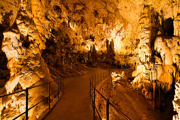 Inside the Cave Postojna Cave (Slovenia) grotto cave stock pictures, royalty-free photos & images