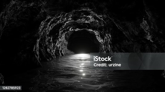 istock Inside Underground Stone Cave 1282785923