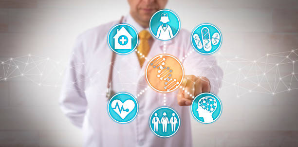 Integrating Genomic Data Into Clinical Workflow stock photo