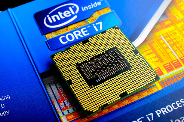Intel Processor Core i7 stock photo