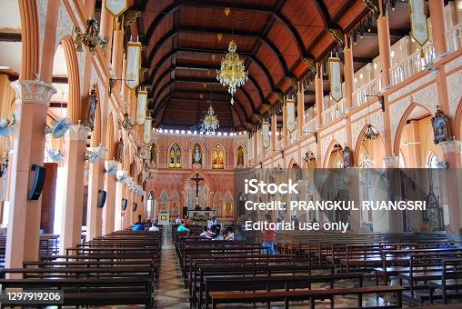 istock Interior of Cathedral of the Immaculate 1297919206