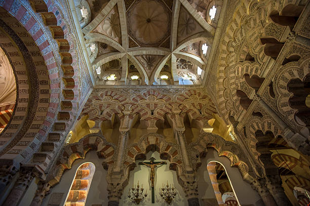 Interior of Mezquita-Catedral, Cordoba, Spain Interior of Mezquita-Catedral, Cordoba, Spain cordoba mosque stock pictures, royalty-free photos & images