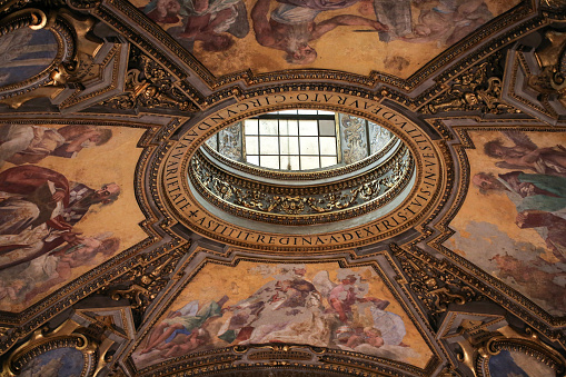 Postage Stamp depicting  Erythrean Sibyl on Michelangelo's Sistine Chapel Ceiling Mural