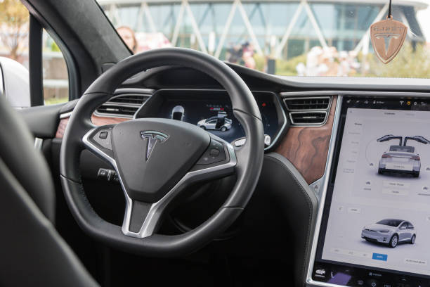 Tesla Model X Interior Bilder Und Stockfotos Istock