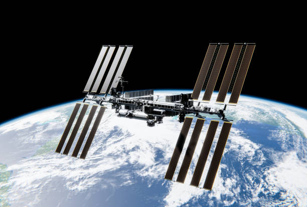 International Space Station (ISS) in Space - SpaceX & NASA Research - 3D Model by NASA - 3D Rendering Planet map and ISS model from NASA: https://eoimages.gsfc.nasa.gov/images/imagerecords/74000/74192/world.200411.3x21600x21600.D2.png
https://solarsystem.nasa.gov/resources/2378/international-space-station-3d-model/

Tools and software used: Blender 2.8 international space station stock pictures, royalty-free photos & images