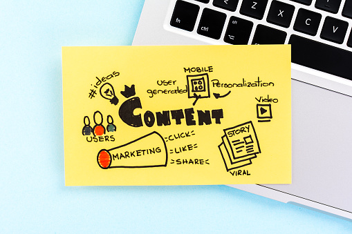 A content marketer note