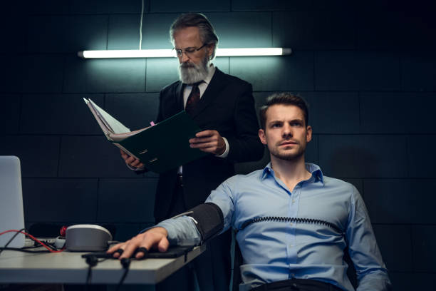 Police Interrogation Room Stock Photo - Download Image Now 
