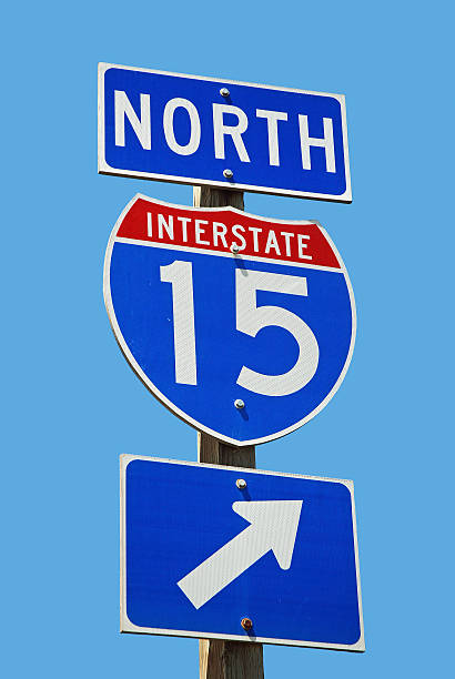 Interstate 15 stock photo