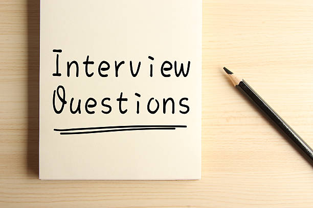 Interview Questions stock photo