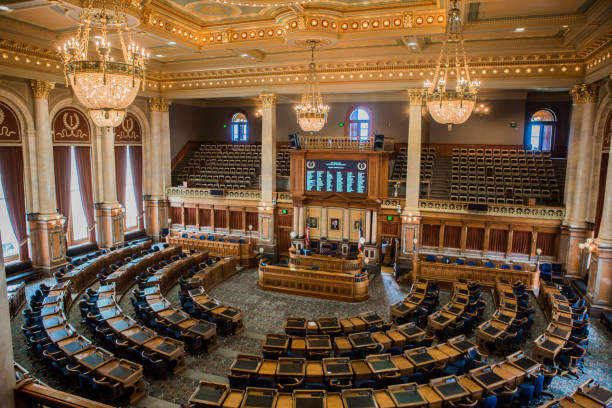 Iowa State Capitol stock photo