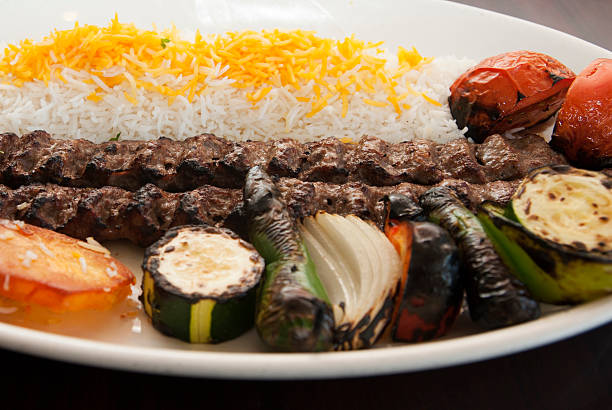 Iranian Kebab stock photo