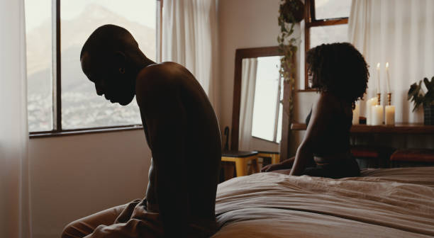 483 Unhappy Black Couple In Bed Stock Photos, Pictures & Royalty-Free  Images - iStock
