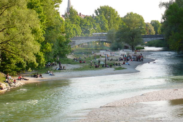 Isar Munich river isar stock pictures, royalty-free photos & images