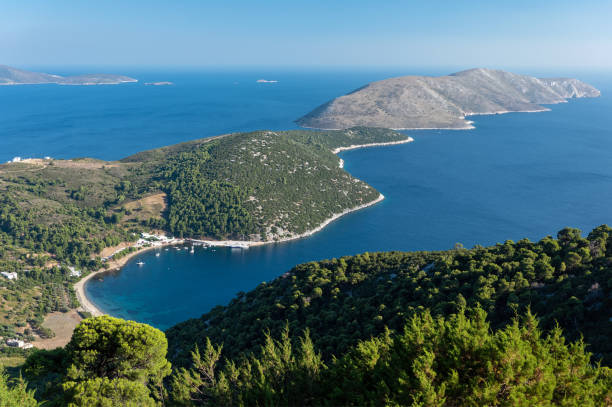 Island in Greece stock photo