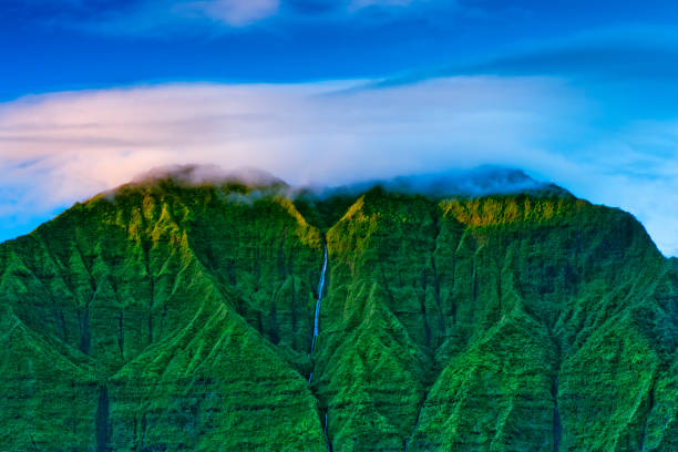 Island of Kauai in Hawaii stock photo