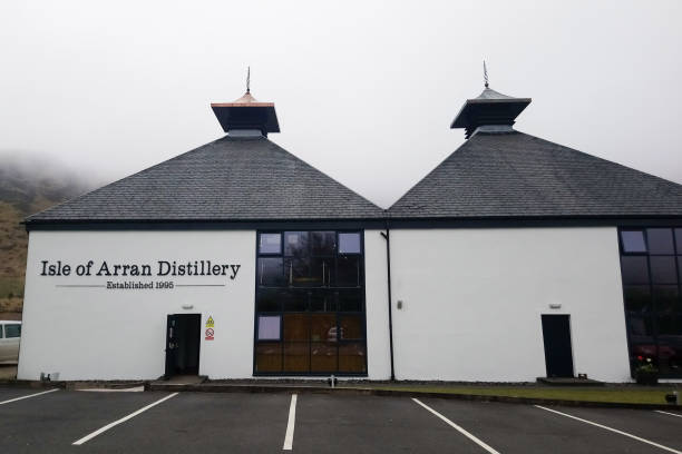 Isle of Arran distillery stock photo