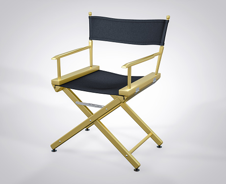 3d Isolated Film Director Chair Hollywood Studio Movie Set ...
 Theatre Director Chair