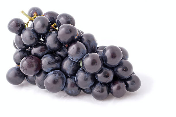 Isolated grapes stock photo