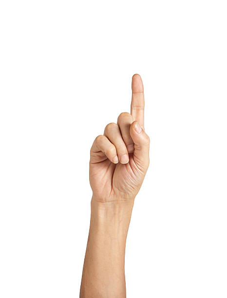 isolated hand isolated hand (with clipping path over white background) pointing stock pictures, royalty-free photos & images