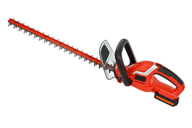 Isolated Hedge Trimmer Hedge trimmer isolated on a white background. hedge clippers stock pictures, royalty-free photos & images