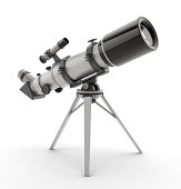 istock Isolated telescope 174899495