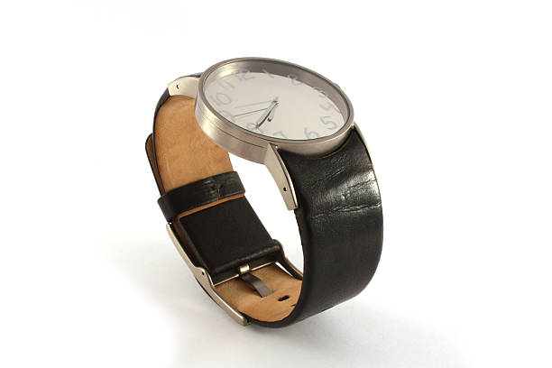 Isolated wristwatch stock photo