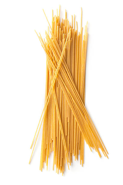 Italian Ingredients: Spaghetti More Photos like this here... uncooked pasta stock pictures, royalty-free photos & images