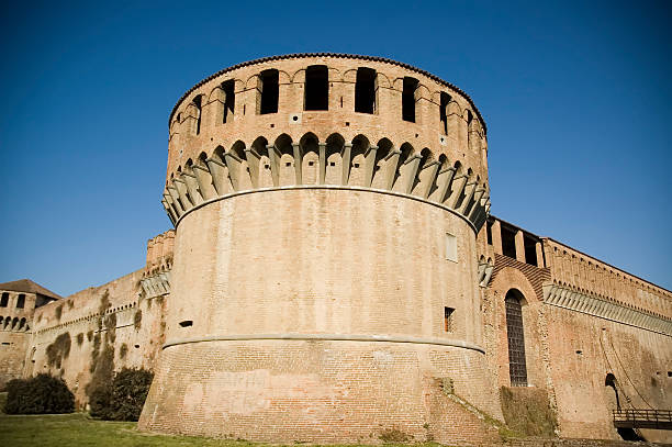 Italian Medieval Castle stock photo