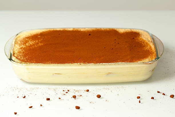 Italian Sweet Cake Tiramisu stock photo