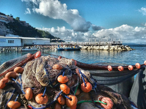 Italy, Sorrento on the Amalfi Coast stock photo