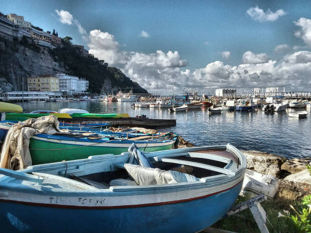 Italy, Sorrento on the Amalfi Coast stock photo