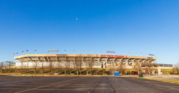 Jack Trice Stadium on the campus of Iowa State University Ames, IA, USA - December 4, 2020: Jack Trice Stadium on the campus of Iowa State University iowa state university stock pictures, royalty-free photos & images