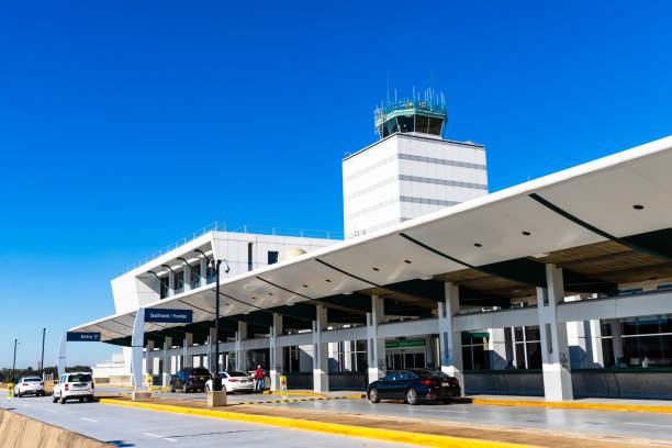 Jackson Medgar Wiley Evers International Airport stock photo