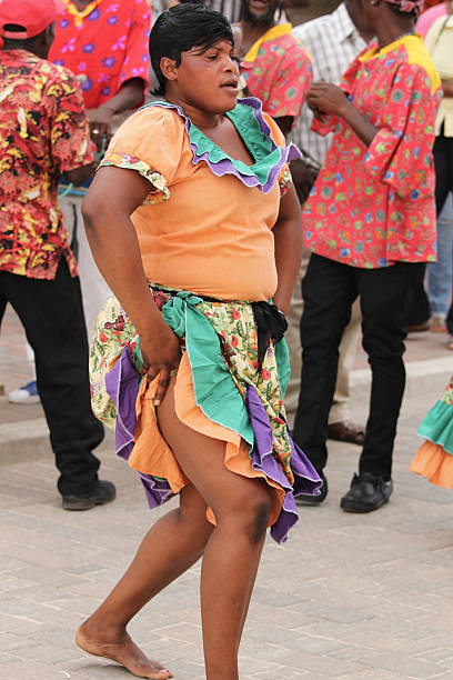 ジャマイカの大道芸人 - ジャマイカのファルマス 写真 ストックフォトと画像
