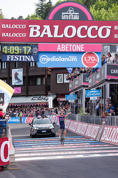 Jan Polanc win stage "giro d'italia stock photo