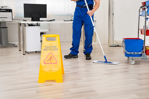 office floor cleaning
