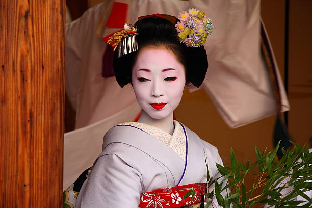 Japanes geisha stock photo